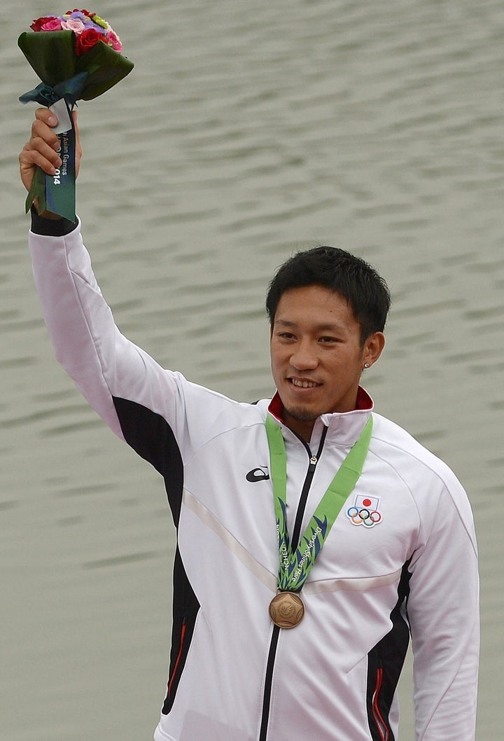 Seiji Komatsu, seen at the 2014 Asian Games, has expressed shock and surprise after learning that a rival would spike his dri