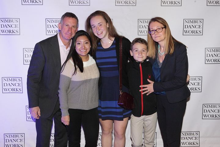 2017 Nimbus Dance Works Gala Honoree, Matt Weinreich and his family.