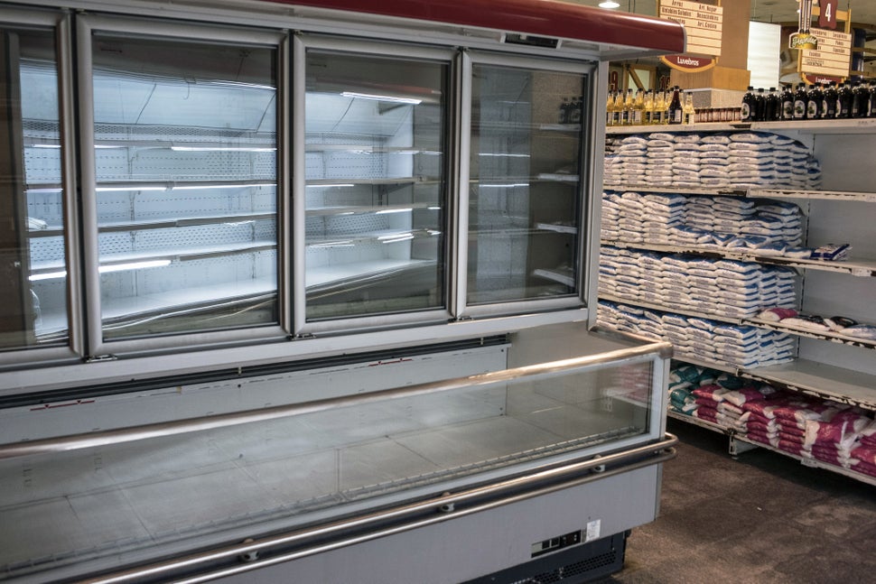 Photos Of Empty Grocery Shelves Show Dire Situation In Venezuela HuffPost