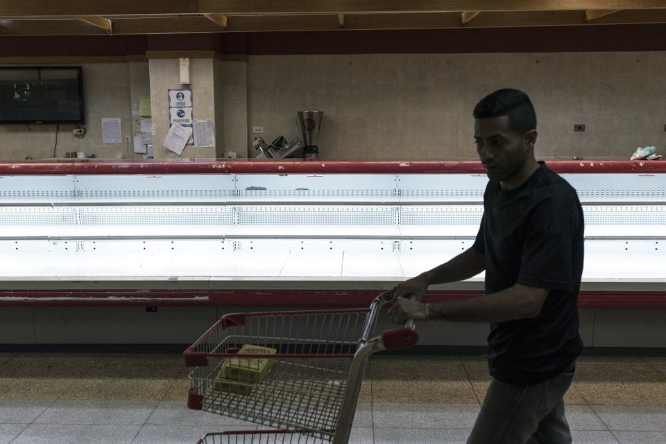 Photos Of Empty Grocery Shelves Show Dire Situation In Venezuela