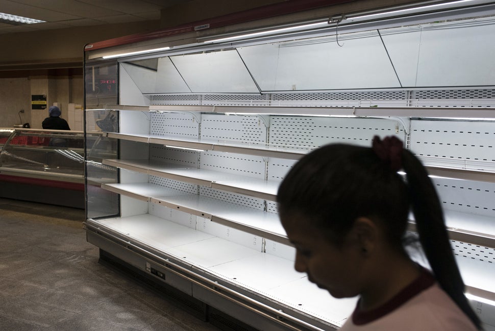 Photos Of Empty Grocery Shelves Show Dire Situation In Venezuela HuffPost
