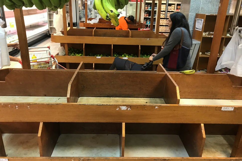 Photos Of Empty Grocery Shelves Show Dire Situation In Venezuela HuffPost