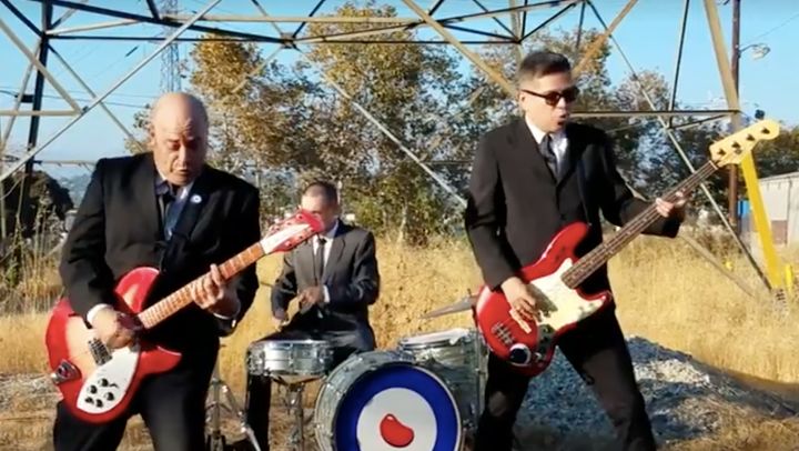 Superbean, a Los Angeles punk band, performs it's new song, 'F**k Youth.'