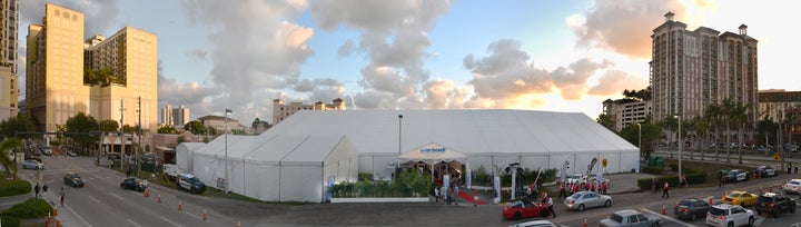 <p>Strategically located in the heart of Downtown West Palm Beach, the Palm Beach Modern + Contemporary art fair occupies 60,000 sq. ft. of exhibition space. </p>