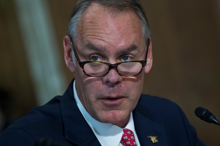 Interior Secretary Ryan Zinke