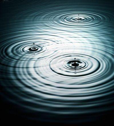 Ripples on water