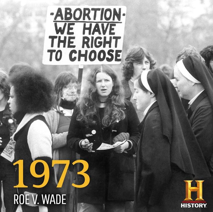 Roe v. Wade was announced on January 22, 1973