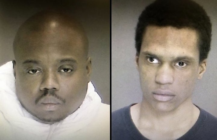 James White, left, and Justin Mann face multiple counts of murder, burglary and robbery.