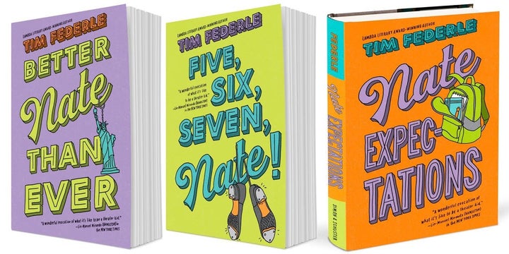 The new printings of Better Nate Than Ever and Five, Six, Seven, Nate! will receive covers designed by Rex Bonomelli to reflect their appeal to all ages. 