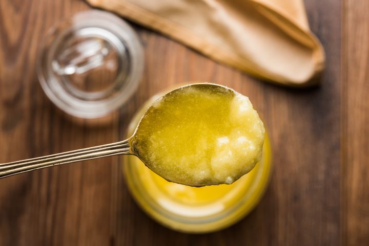Whole30 rules forbid dairy products — except ghee and clarified butter.