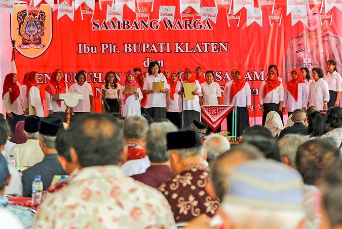 The peace declaration is made at Nglinggi village on 01 November 2017.