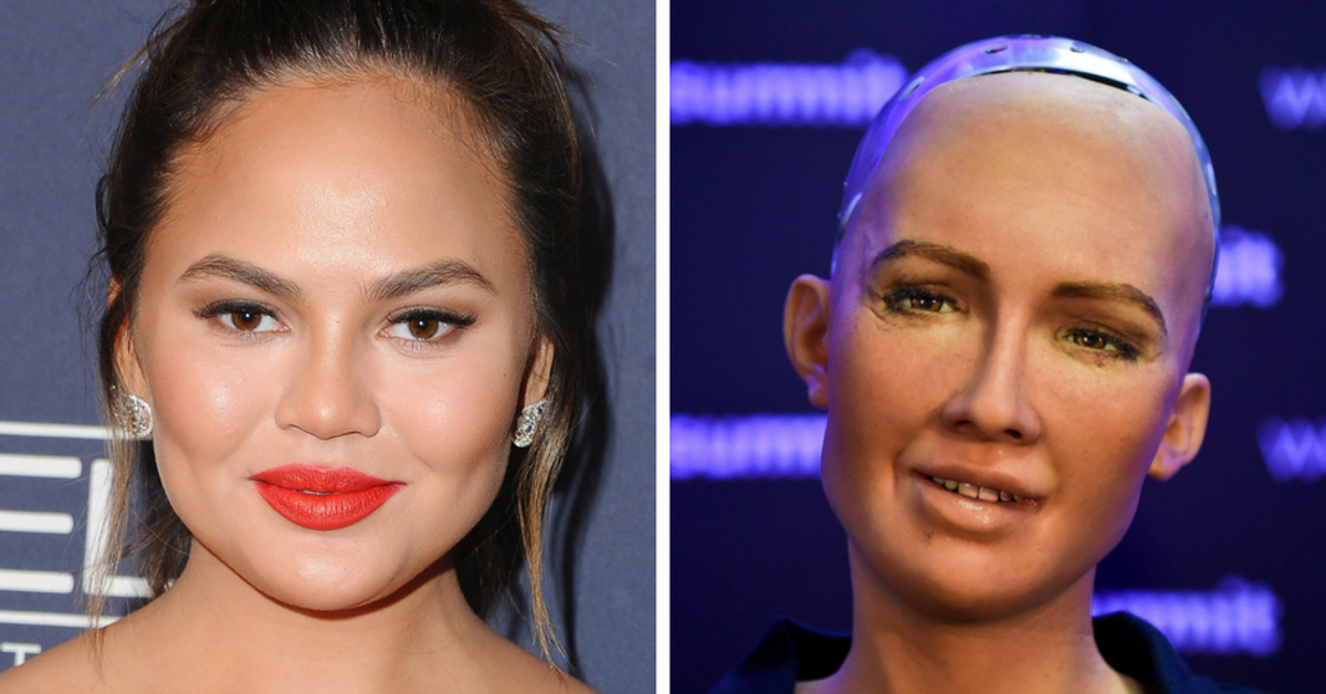 This AI Robot Shading Chrissy Teigen Makes Us Fear For Humanity