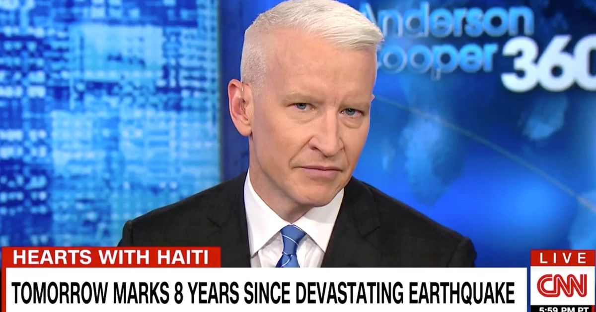 Anderson Cooper Fights Tears As He Defends Haiti From Trump's Insults ...