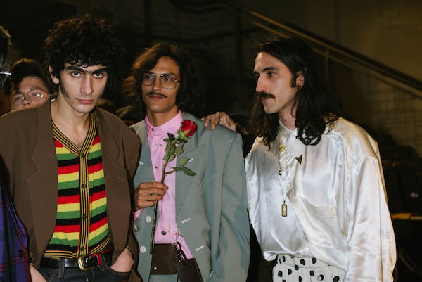 Backstage at Magliano
