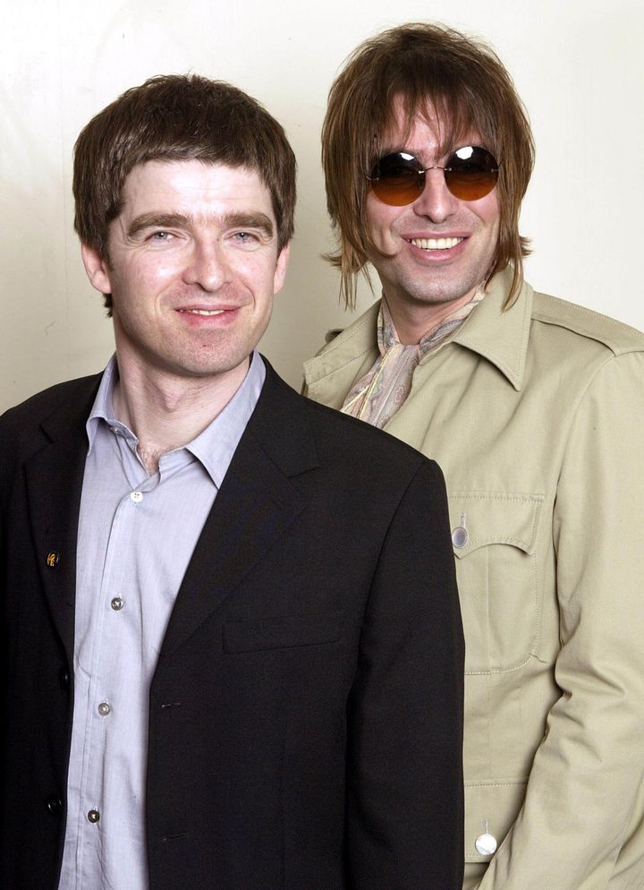 Noel and Liam Gallagher in 2003 