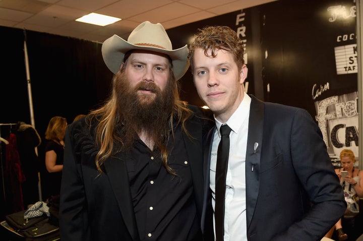 Anderson East and Chris Stapleton in Las Vegas.