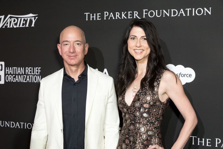 Jeff and MacKenzie Bezos.