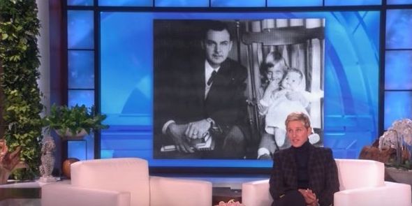 Ellen DeGeneres paid a tribute to her late father on her show this Thursday.