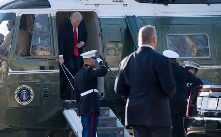 The medical will be conducted by Physician to the President, Dr Ronny Jackson, at Walter Reed Military Medical Centre in Maryland (pictured)