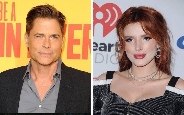 Rob Lowe and Bella Thorne.