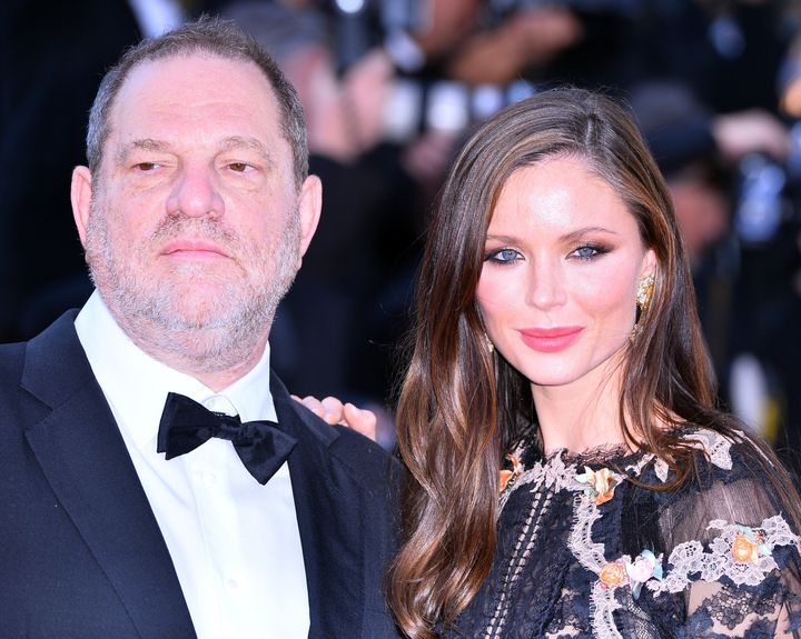Harvey Weinstein and Georgina Chapman attend the Cannes Film Festival in France in May 2015.