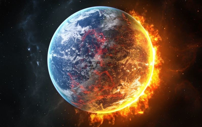 Burning Planet