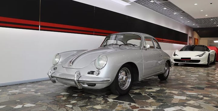 The Porsche 356B Notchback that can be purchased for 6 Bitcoins.