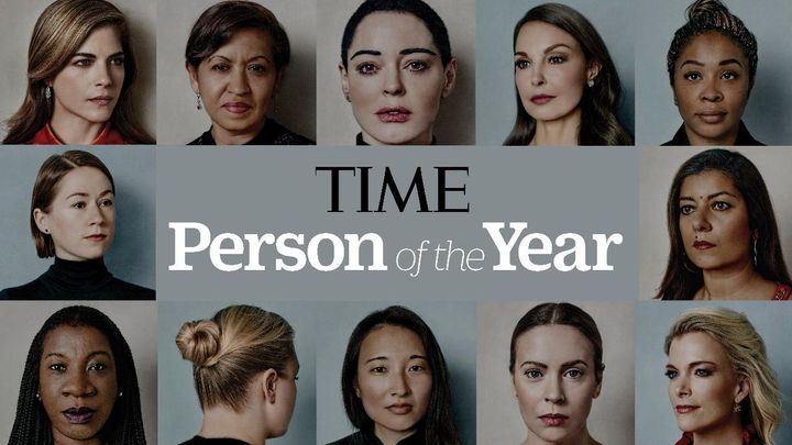 <p>Cover of Time’s 2017 Person of the Year isssue</p>