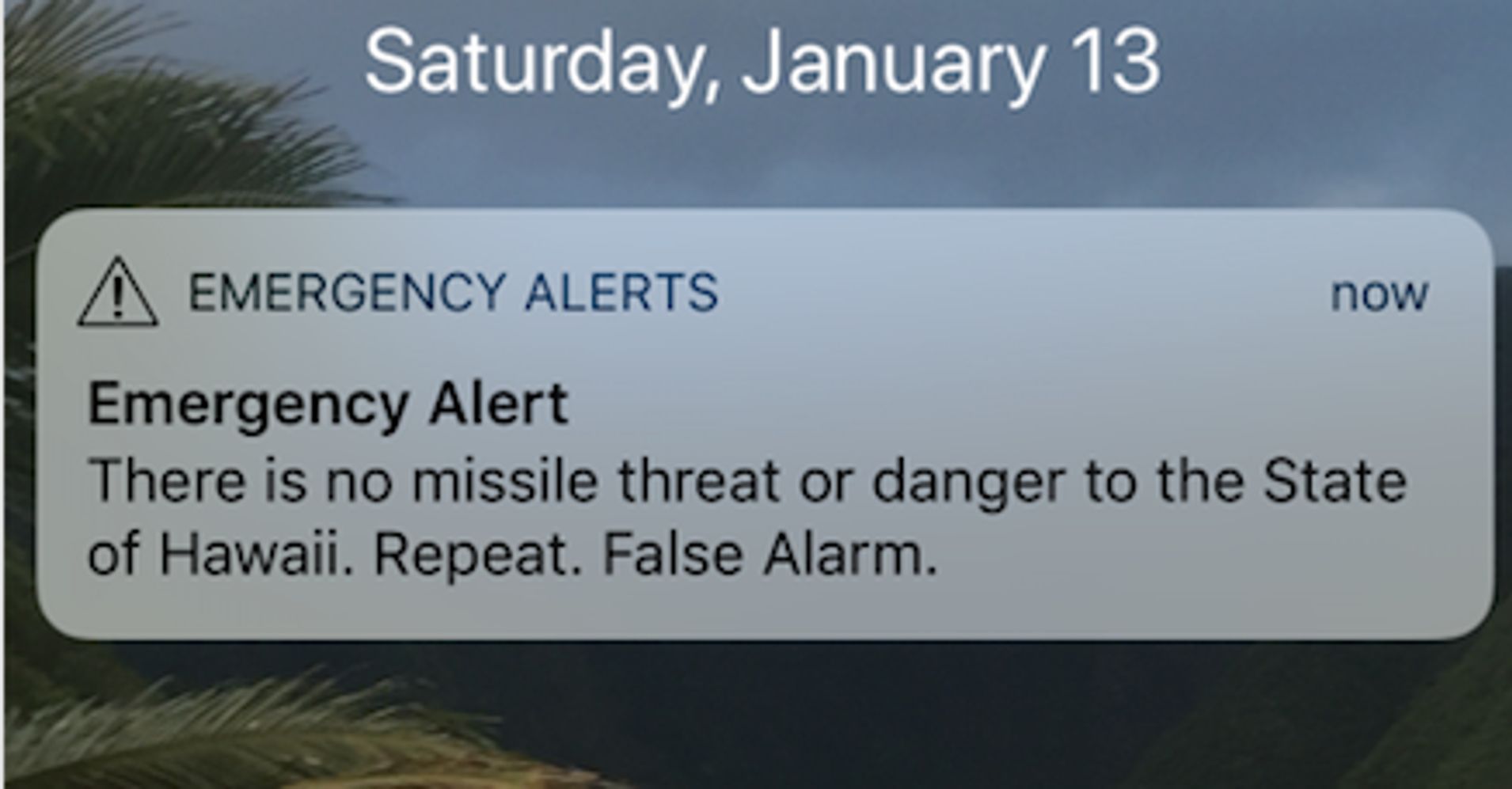 False Ballistic Missile Alert Sends Hawaii Into 'Complete Panic' | HuffPost