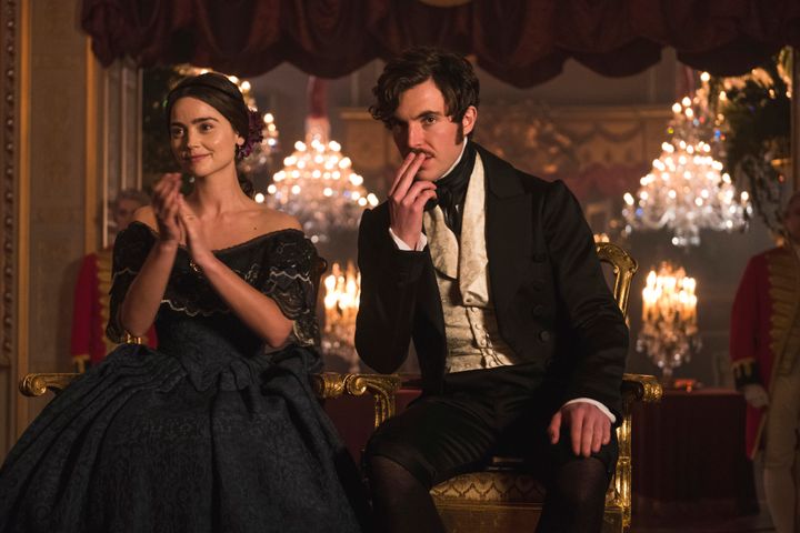 Jenna Coleman and Tom Hughes as Victoria and Albert.