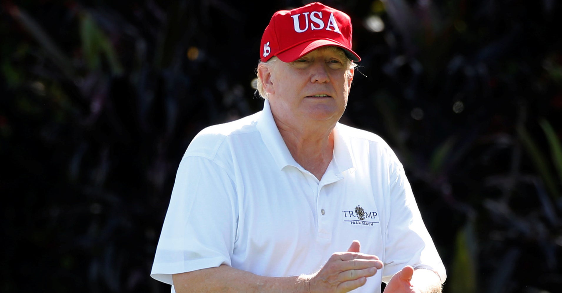 Barron trump, 15, joins donald on the golf course in palm beach Donald Trump Stayed On The Golf Course As Hawaii Panicked | HuffPost