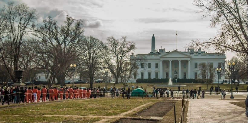 Witness Against Torture march to the White House