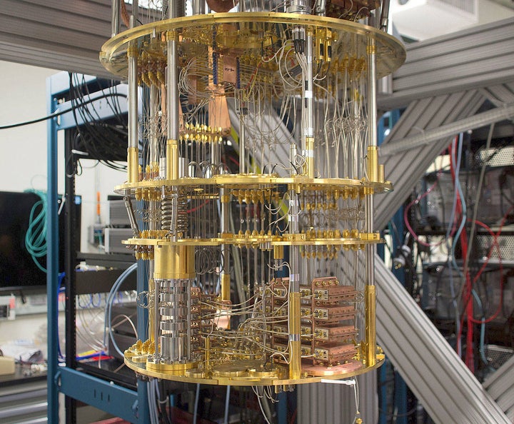 <p>IBM’s Quantum Computer.</p>