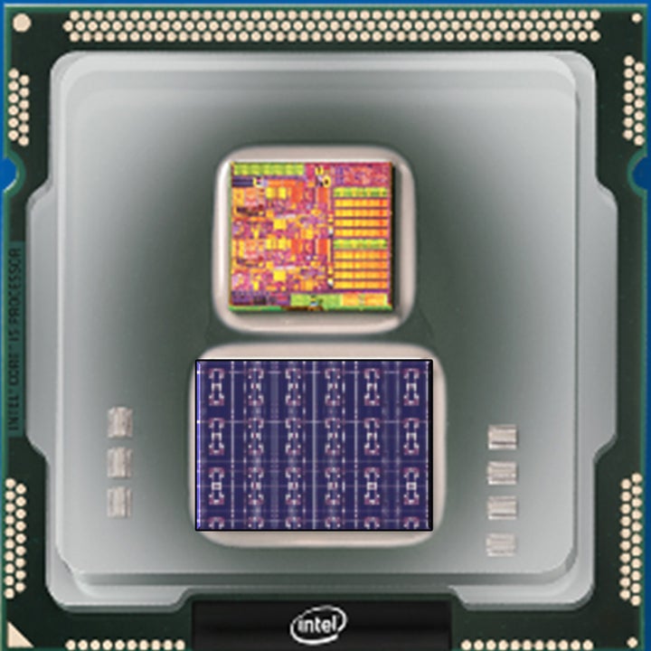 <p>Intel’s Loihi neurotrophic chip.</p>