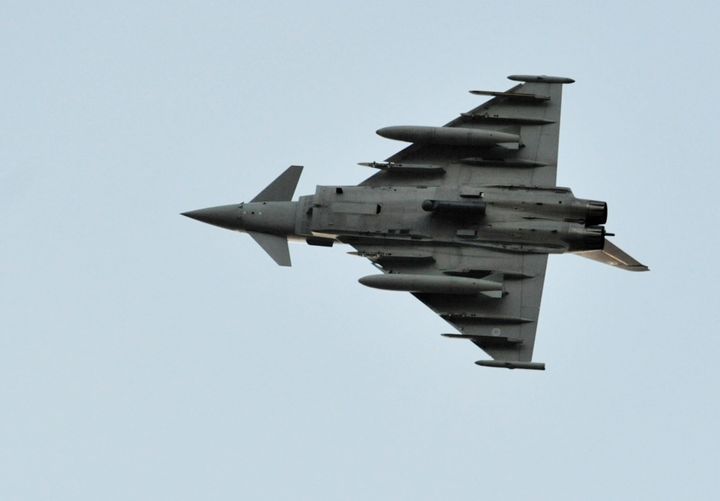 Typhoon jets intercepted Russian bombers approaching the UK 