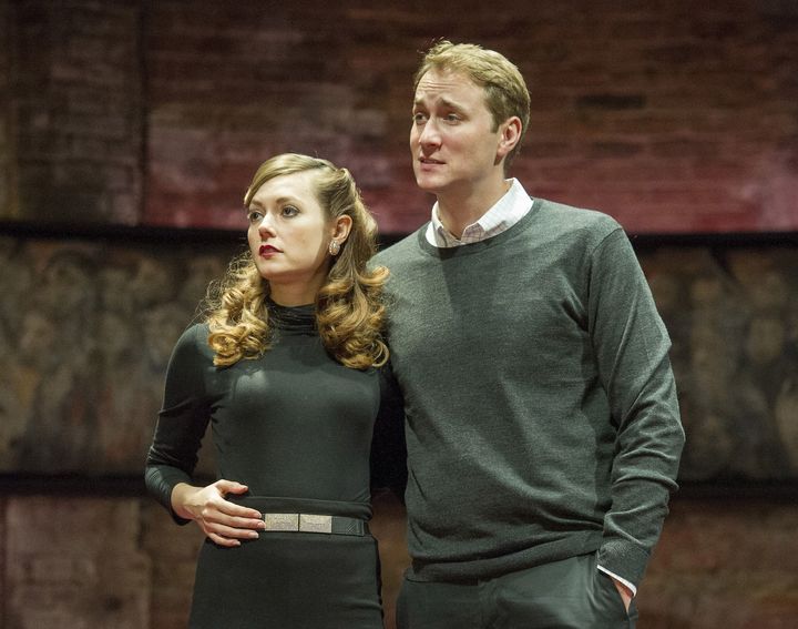 Lydia as Kate, alongside Oliver Chris as Prince William 