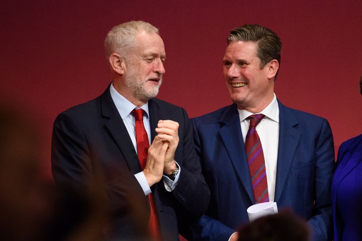 Jeremy Corbyn and Keir Starmer