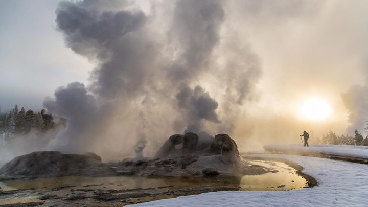 Yellowstone is among the iconic national parks that were made possible by the 1803 Louisiana Purchase. NPS photo.