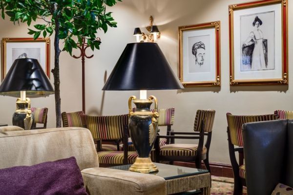 Works by Edward Munch and other acclaimed artists adorn the public spaces of the Hotel Continental, Oslo. 