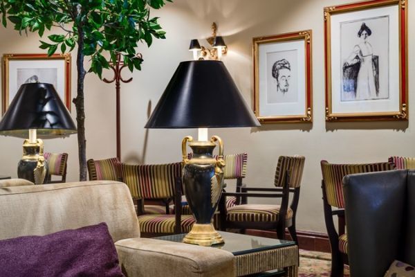 Works by Edward Munch and other acclaimed artists adorn the public spaces of the Hotel Continental, Oslo.