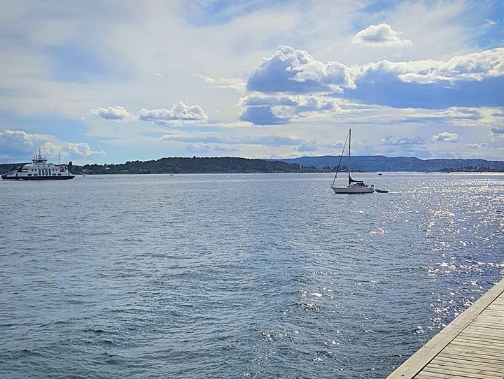 A stunning view from Oslo's Harbour Promenade. 