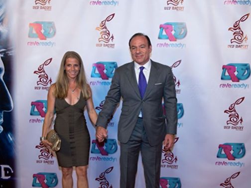 <p><em><strong>Goldie and Cris D'Annunzio at Most Wanted premiere</strong></em></p>