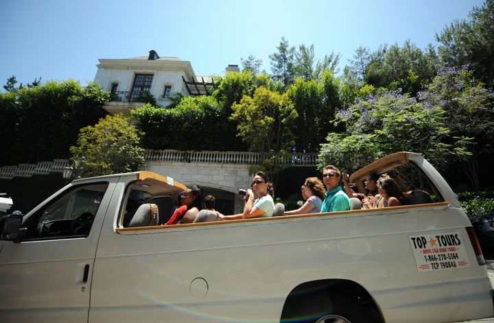 Celebrity-focused tours in Los Angeles often drive past Michael Jackson's home, where he died. 
