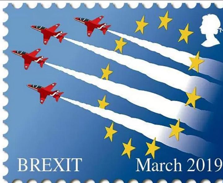 The Sun's suggested Brexit day stamp
