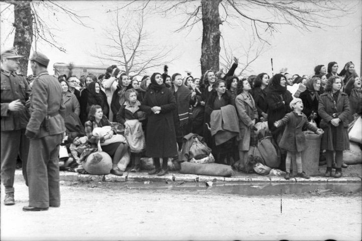 Ο εκτοπισμός των Εβραίων από τα Ιωάννινα, 25η Μαρτίου 1944 ©Wetzel, Bundesarchiv