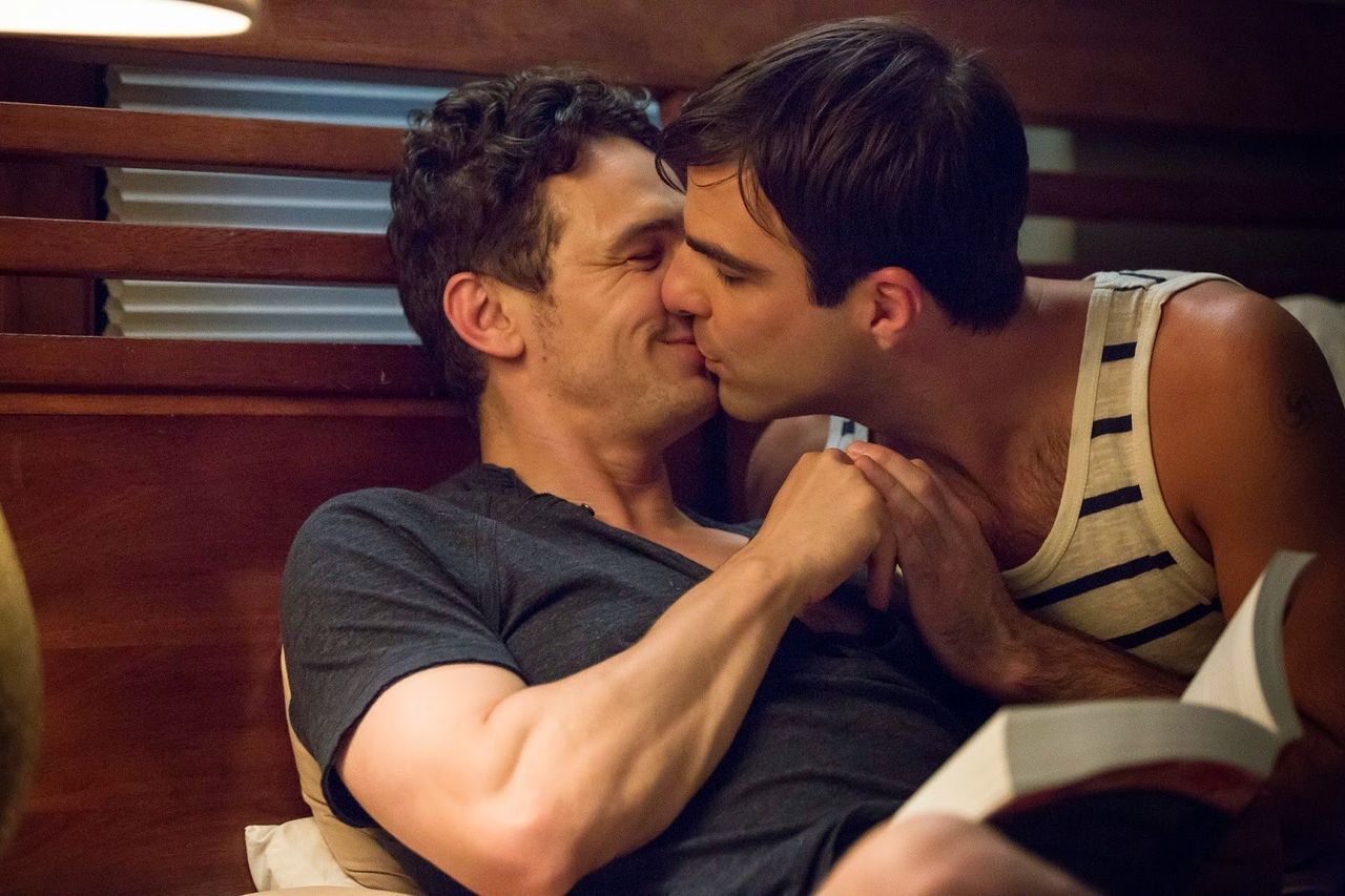 James Franco and Zachary Quinto in "I Am Michael."