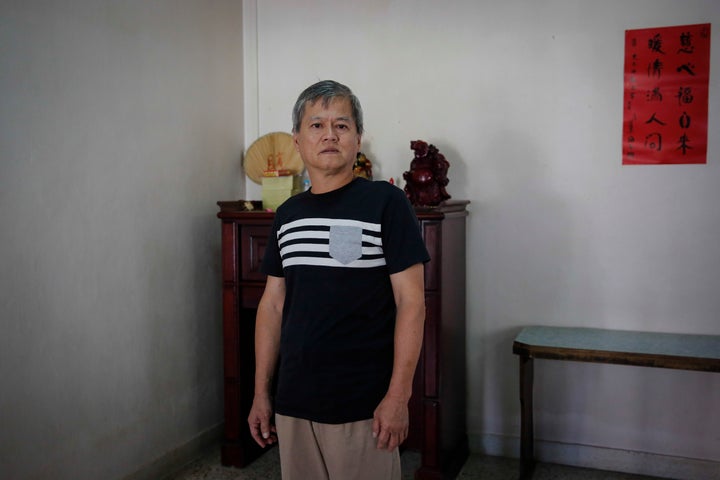 Oo Boon Siew, 58, at his home in Penang, Malaysia.