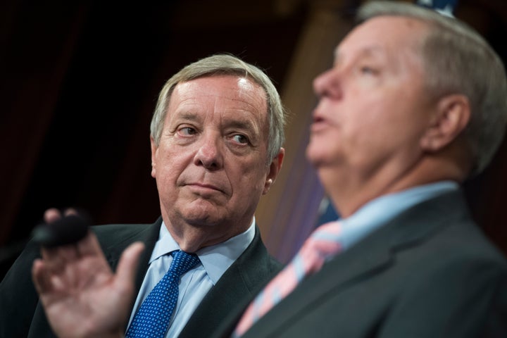 Sens. Dick Durbin and Lindsey Graham are part of a bipartisan group working to protect undocumented immigrants who came to the U.S. as children.