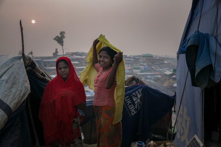  COX'S BAZAR, BANGLADESH - JANUARY 14: Rohingya refugees are seen in Balukhali camp on January 14, 2018 in Cox's Bazar (