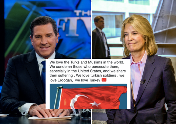 Eric Bolling and Greta Van Susteren's Twitter accounts were temporarily hacked on Tuesday.